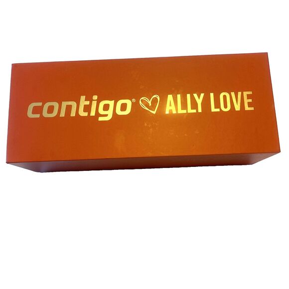 Contigo x Ally Love Tumbler 24oz Stainless Steel Insulated Autoclose w/Straw New - Picture 2 of 6